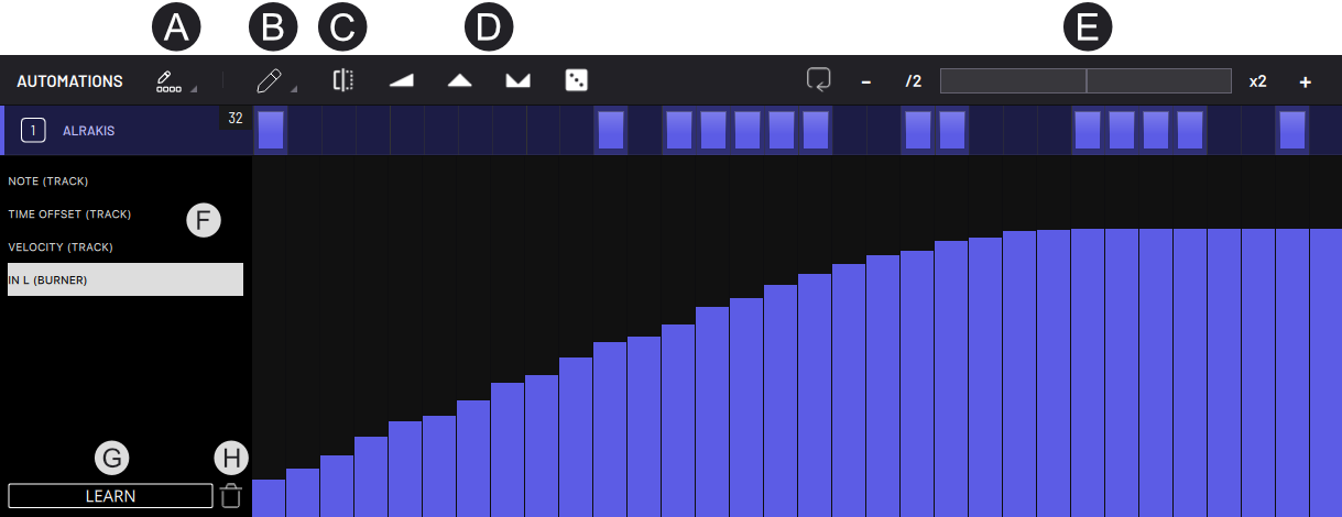 BAM automations panel overview