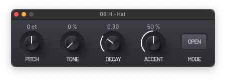 08 HiHat interface