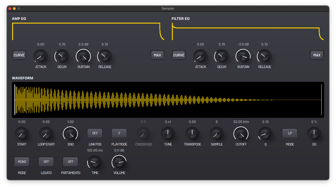 BAM sampler engine interface