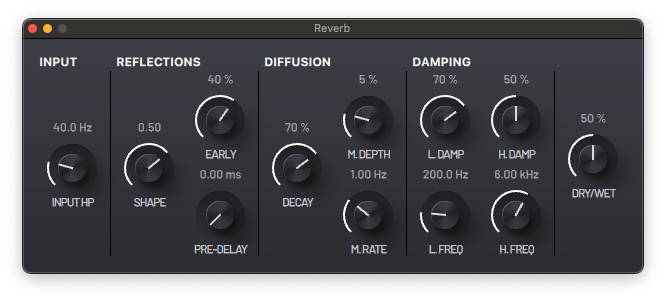 BAM Reverb FX device