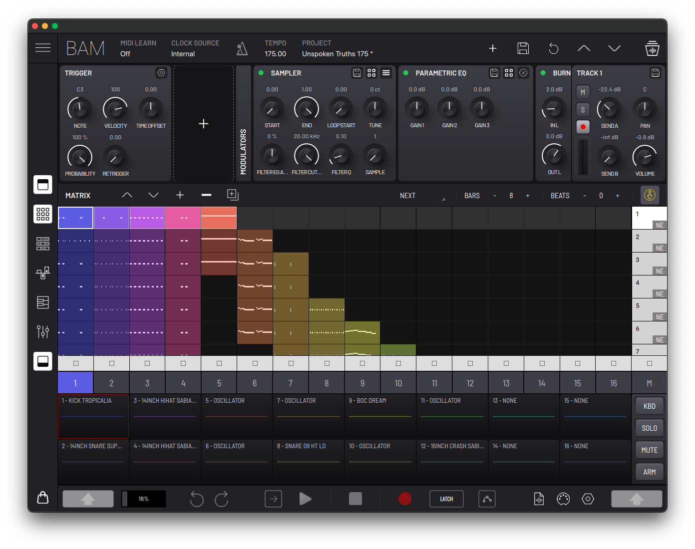 BAM interface overview