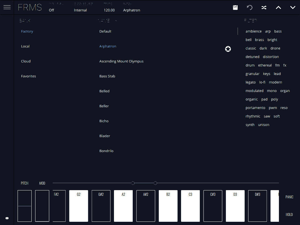 FRMS Patch Browser