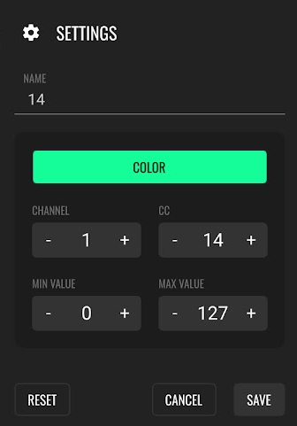 LK Midi Controller Module CC Assign