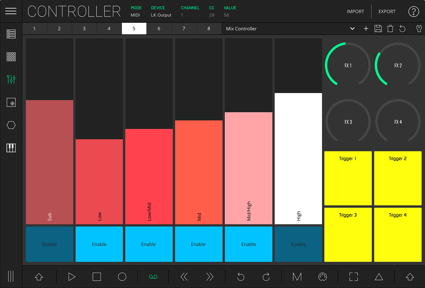 LK Midi Controller Overview