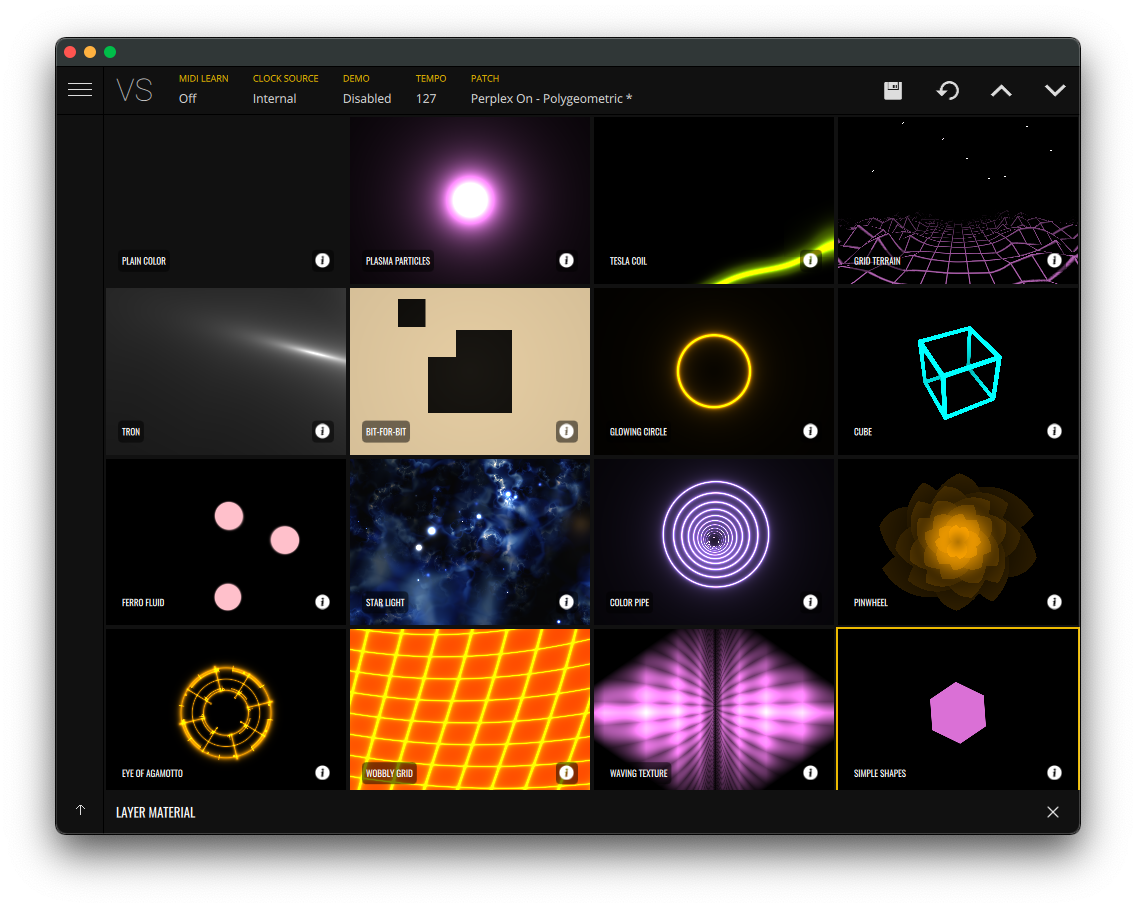 VS Material Browser