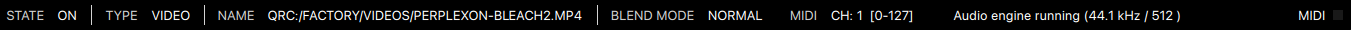 Info bar