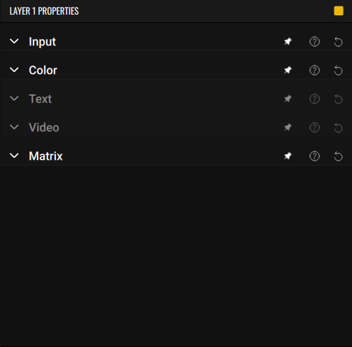 Layer Properties