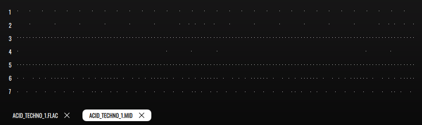 Audio Player with MIDI loaded