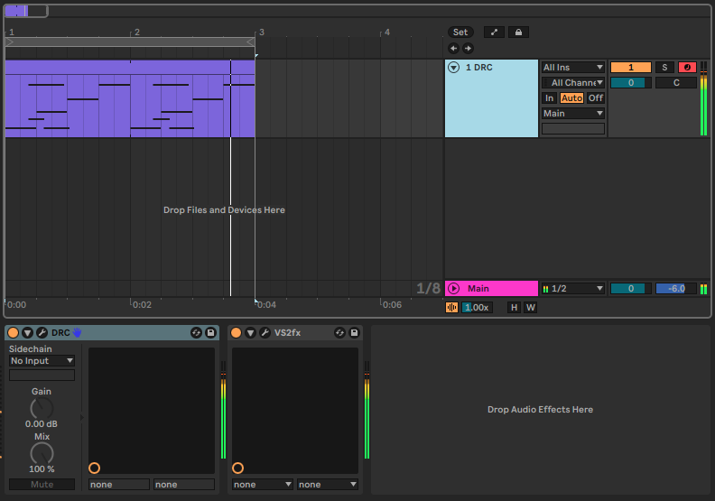 Using VSfx in Ableton Live